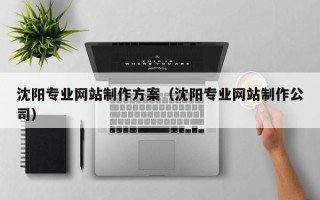 朔州沈阳专业网站制作方案（沈阳专业网站制作公司）